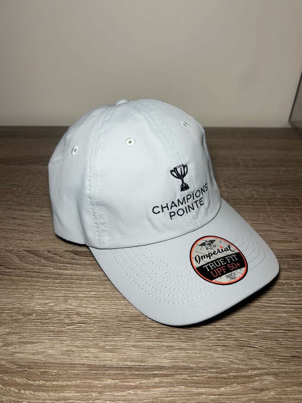 Imperial Champions Pointe Adjustable Hat One Size White